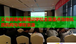 義烏跨境電商培訓(xùn)學(xué)校全面盤點當(dāng)?shù)貎?yōu)質(zhì)機(jī)構(gòu)與課程資源