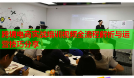 跨境電商實(shí)戰(zhàn)培訓(xùn)視頻全流程解析與運(yùn)營(yíng)技巧分享