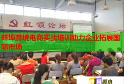 蚌埠跨境電商實(shí)戰(zhàn)培訓(xùn)助力企業(yè)拓展國(guó)際市場(chǎng)