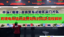 跨境電商培訓(xùn)退費到賬時間及流程解析