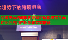 跨境電商培訓(xùn)機(jī)構(gòu)哪家更值得選擇全面對比評測用戶反饋和專家推薦