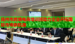 揚(yáng)州市跨境電商培訓(xùn)班助力企業(yè)開拓國際市場(chǎng)新機(jī)遇
