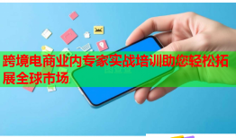 跨境電商業(yè)內(nèi)專家實戰(zhàn)培訓(xùn)助您輕松拓展全球市場