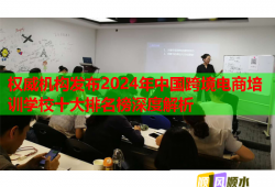 權(quán)威機(jī)構(gòu)發(fā)布2024年中國(guó)跨境電商培訓(xùn)學(xué)校十大排名榜深度解析