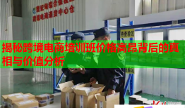 揭秘跨境電商培訓班價格高昂背后的真相與價值分析