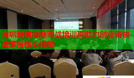 深圳跨境電商實(shí)戰(zhàn)培訓(xùn)班助力創(chuàng)業(yè)者快速掌握核心技能