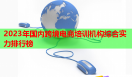 2023年國內(nèi)跨境電商培訓(xùn)機(jī)構(gòu)綜合實力排行榜
